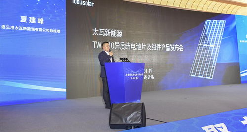 異質結光伏電池及組件技術賦能，連云港新能源產業投資推介會成功召開